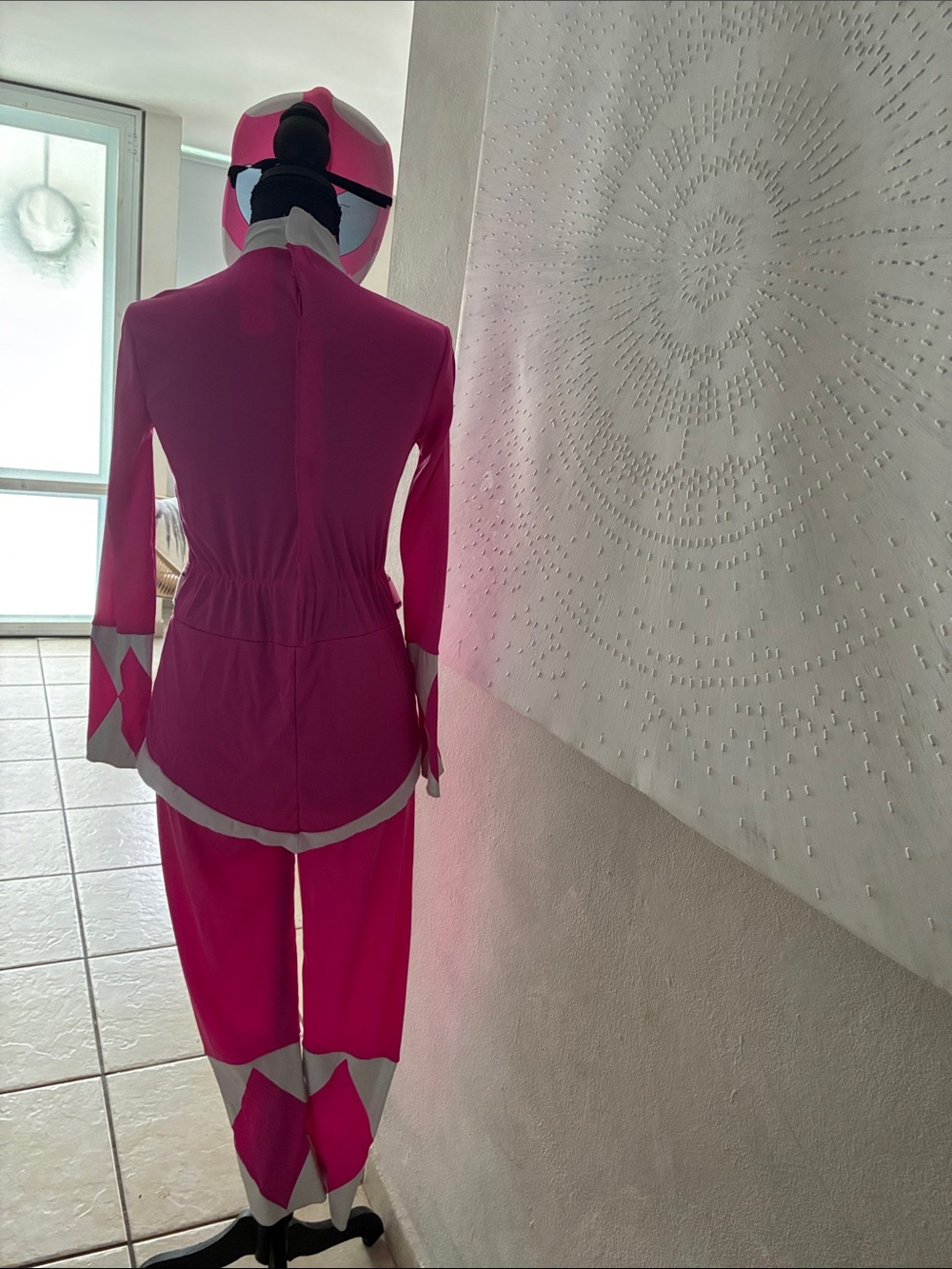 Pink Power Ranger Kids Costume - Pink - Picture 2 of 2